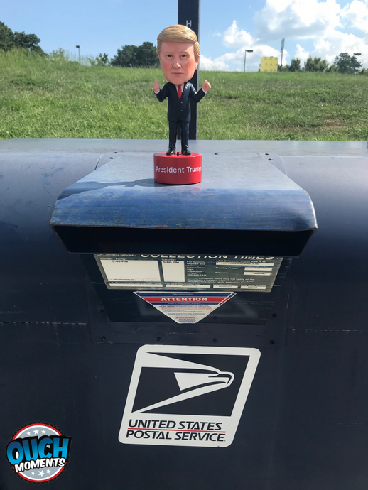 Trump Watches Over the Post Office