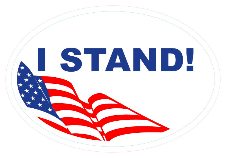 I Stand! Sticker